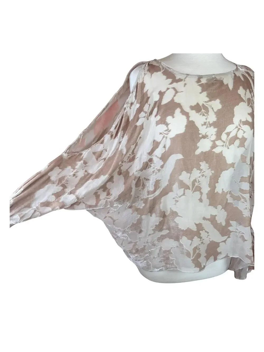 Johnny Was JADE Velvet Burnout Top size XS - Picture 2 of 8